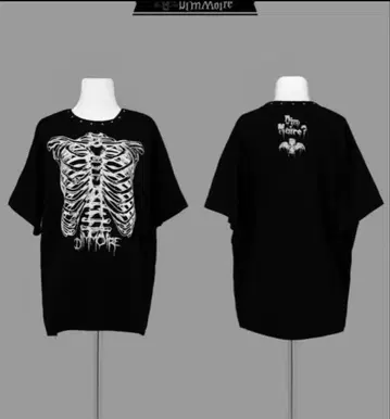 DimMoire Piercing 늑골 BIGT셔츠 롱T