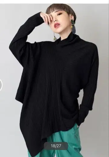 오즈모시스 애심멜리 변형 니트 풀오버