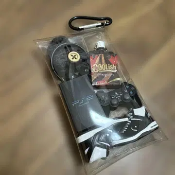 가챠 파우치 PS2 컨버스 니트 모자에 헤드폰