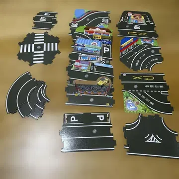 토미카 타운 이어지는 도로