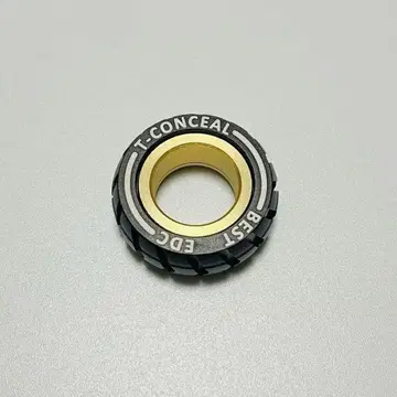 회전 피젯 반지 피젯 토이 EDC T.CONCEAL 블랙 골드