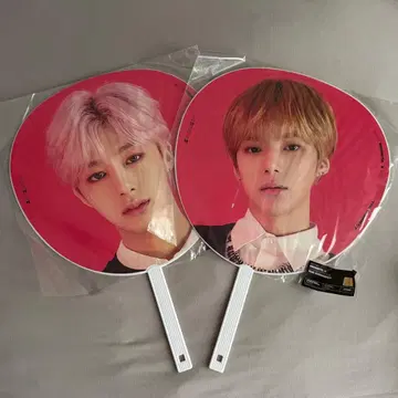 MONSTA X 형원 민혁 부채 2장 세트 월드 투어 2018