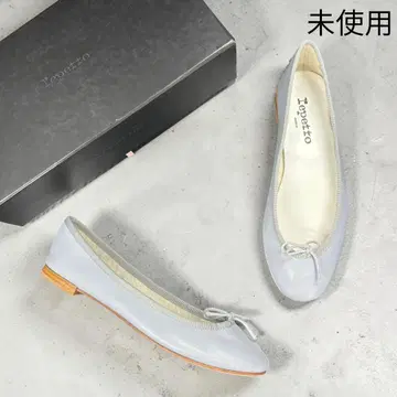 미사용 레페토 38.5 24.5cm 발레 슈즈 라이트 그레이 박스 포함