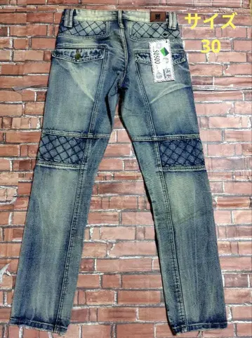 SOSOO.JEANS 1971 퀼팅 바이커 데님 레어 30