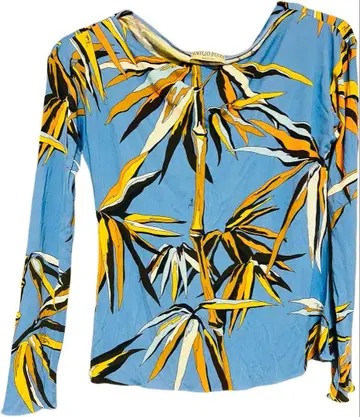 EMILIO PUCCI 대나무 패턴 긴팔 상의