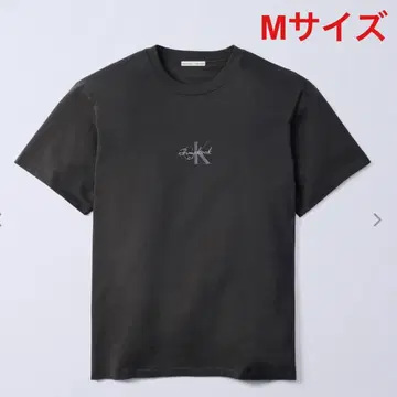정국 for 캘빈 클라인 모노 로고 티셔츠 M