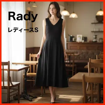 A4666 새상품 Rady*슬리브리스 원피스*엘레강트*S*블랙