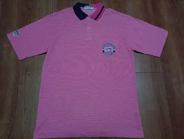 새상품급/MUNSINGWEAR/먼싱웨어/피케 셔츠/보더/골프