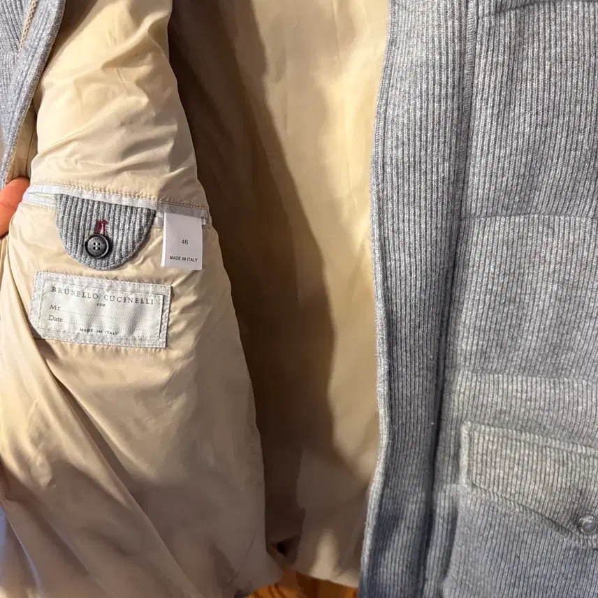 브루넬로쿠치넬리 브루넬로 쿠치넬리 23F/w 캐시미어 잉글리시 립 니트 다운 패딩 사진 8