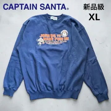 CAPTAIN SANTA 캡틴 산타 맨투맨 네이비 XL 일본제