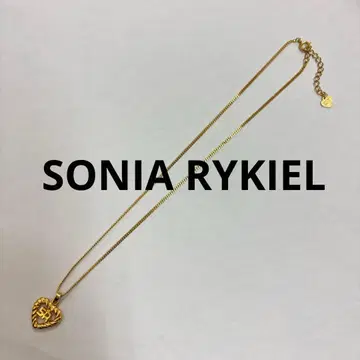 소니아 리키엘 목걸이 하트 골드 빈티지