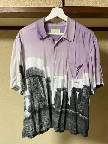 ARIES STONEHENGE HAWAIIAN SHIRT 반팔 셔츠