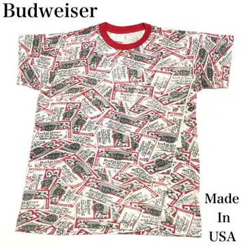 Budweiser/버드와이저 '80s~90s.vintage' 올 패턴 T