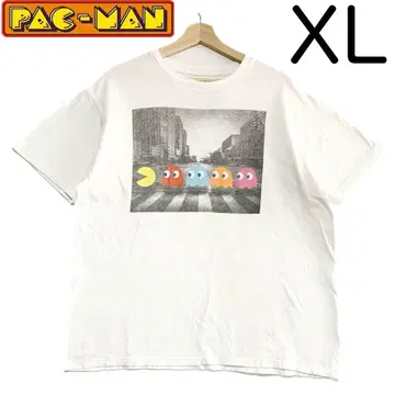 수입 구제 의류 PacMan 팩맨 애비 로드 패러디 T셔츠 비틀즈