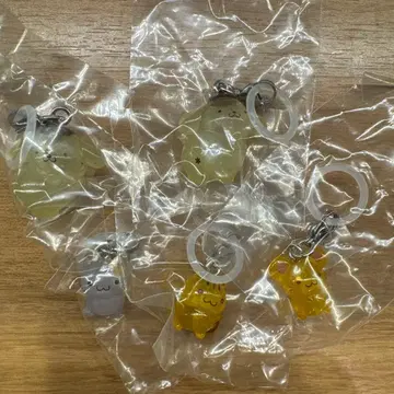 산리오 캐릭터즈 크리스탈 메지루시 액세서리 폼폼푸딩 모음 5개