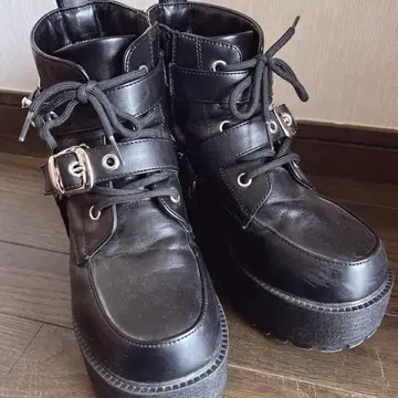 YOSUKE 통굽 부츠 M 사이즈