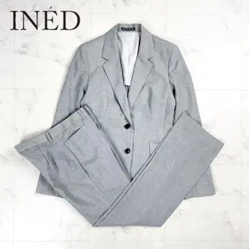 INED 셋업 수트 백 오픈 라이트 그레이 사이즈 11*GD436