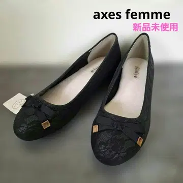미사용 새상품 엑시즈팜 블랙 플랫슈즈 L