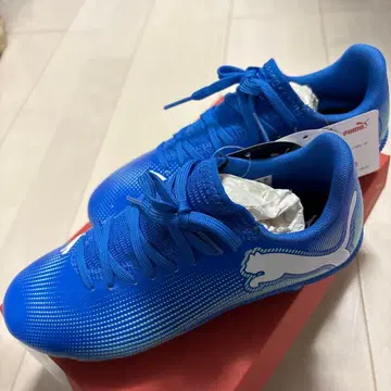 PUMA 축구화 파랑