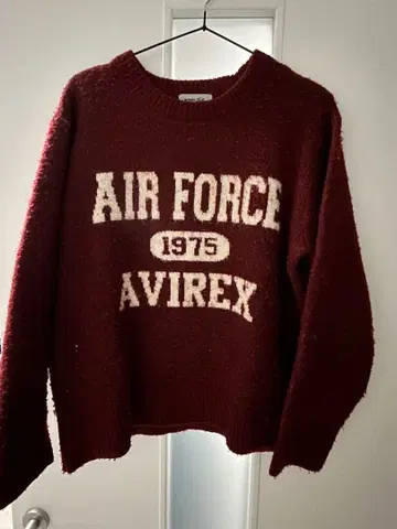 AVIREX 1975 AIR FORCE 스웨터