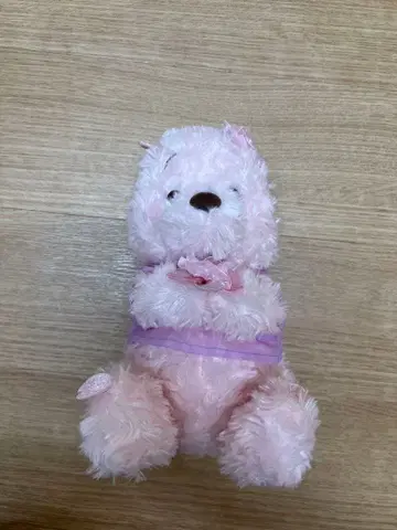 디즈니 스토어 푸우 봉제 인형 벚꽃 핑크