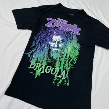 ROB ZOMBIE 로브 좀비 드라큘라 Dragula 티셔츠 M 블랙