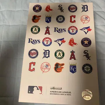 BE@RBRICK MLB AMERICAN LEAGUE 100%&400%