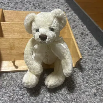 테디베어 화이트 곰 앤티크