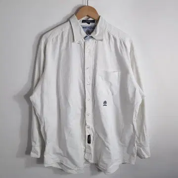 90s 빈티지 긴팔 버튼 다운 셔츠 화이트 타미힐피거 구제 의류