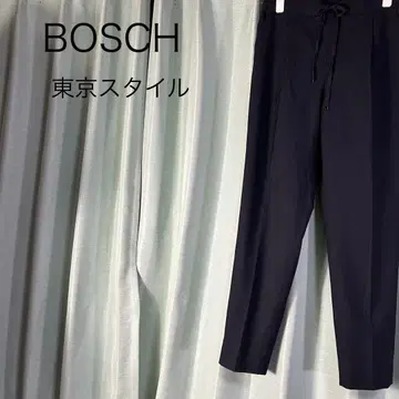 새상품 BOSCH 도쿄 스타일 슬랙스 블랙 36 허리밴딩