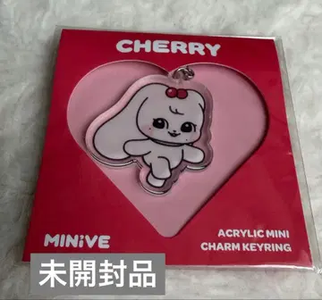 MINIVE 아크릴 미니 참 키링 체리