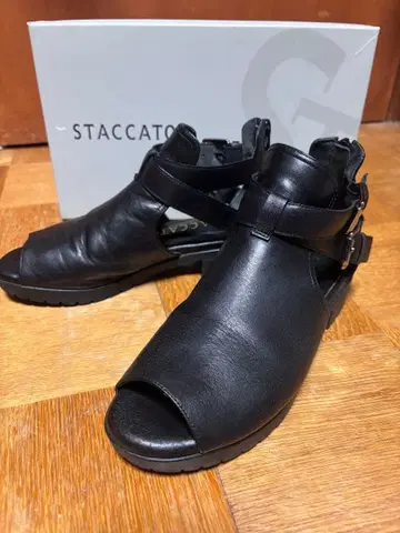 STACCATO 스태커토 샌들 블랙 23cm