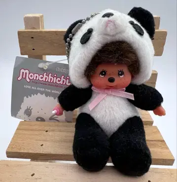 레어! 택 포함! monchhichi 몽치치 마스코트 팬더