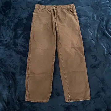 Dickies 브라운 스트레이트 팬츠
