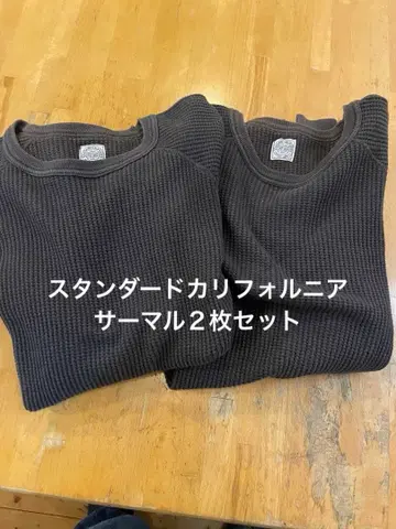 STANDARD CALIFORNIA 컷소 그레이 2장 세트 M