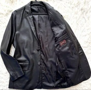 RETRO GRADE 램 가죽 테일러드 자켓 양가죽 SizeM