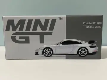 1/64 minigt 포르쉐 911 GT3 실버 미니GT