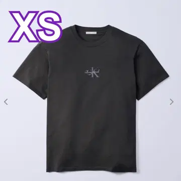 캘빈클라인 BTS 정국 콜라보 모노 로고 T셔츠 XS