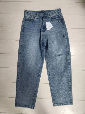 Nautica 빈티지 가공 배기 실루엣 데님 팬츠