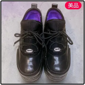 YOSUKE 요스케 통굽 스니커즈 23cm 블랙