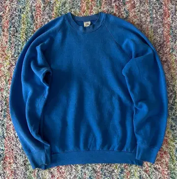 80's/USA제/FRUIT OF THE LOOM/맨투맨/블루 2XL