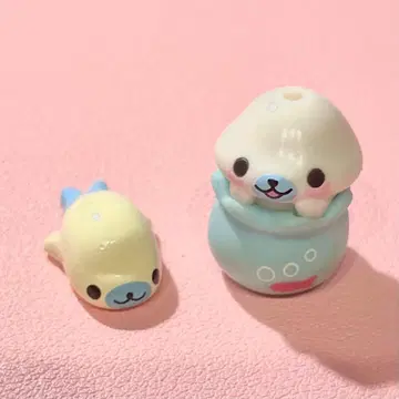 산엑스 마메고마 옷 갈아입는 마메고마 물고마 마스코트 피규어