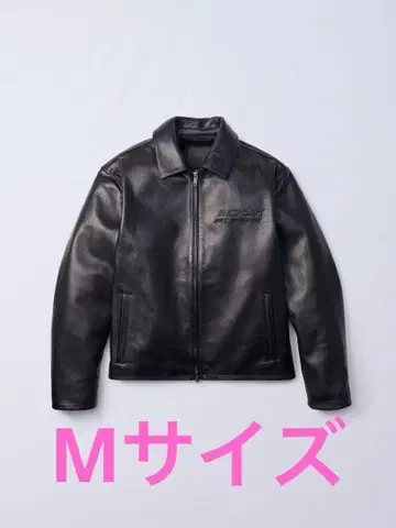 정국 for 캘빈 클라인 가죽 레이서 자켓