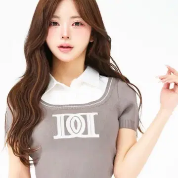 미개봉 새상품 darich DD 로고 레이어드 니트탑 다리치
