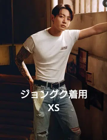정국 for 캘빈클라인 모노그램 티셔츠