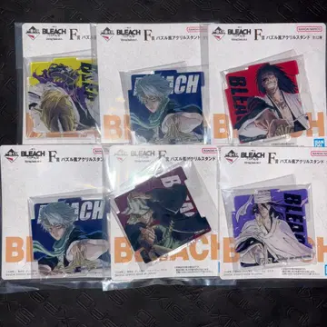 제일복권 BLEACH F상 퍼즐풍 아크릴 스탠드 5종 세트