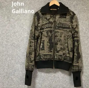 John Galliano 그래픽 프린트 자켓