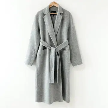 새상품급 띠어리 NEW DIVIDE LUXE/BELT COAT J 그레이