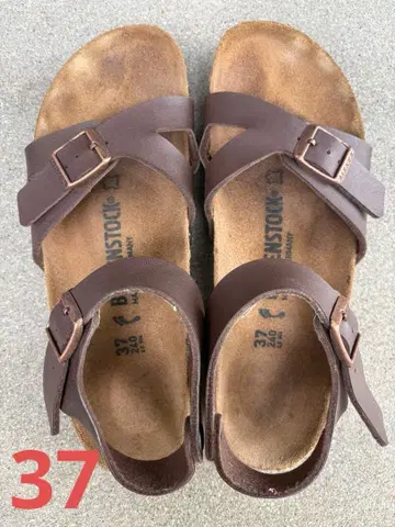 BIRKENSTOCK Rio Dark Brown 37 샌들