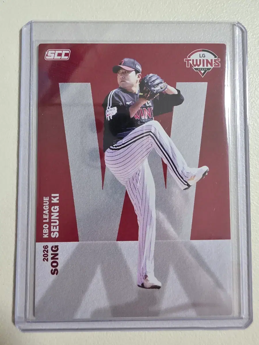 2026 kbo scc 송승기 알파벳 카드 판매 엘지트윈스